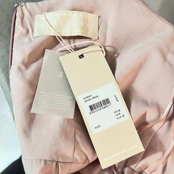 Keepsake the label nwt sense corset detail lace midi dress size 6 - Picture 11 of 14